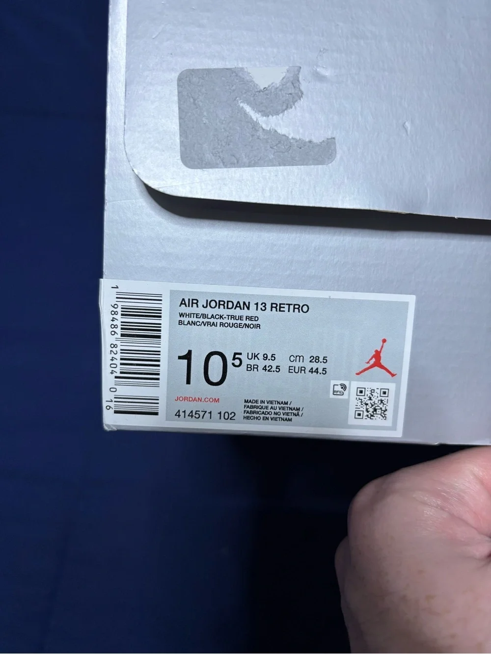 Jordan 13 Retro Chicago 2026 Size 10.5